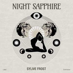 Pre Made Album Cover Westar sapphire,  night,  yoga,  silhouette