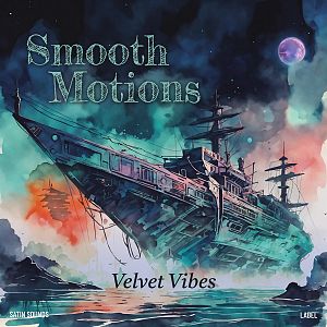 Pre Made Album Cover Pickled Bluewood ship,  ocean,  clouds,  night sky