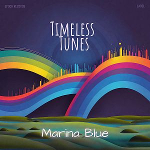 Pre Made Album Cover Bright Gray music,  album,  colorful,  waves