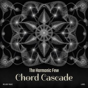 Pre Made Album Cover Cod Gray An intricate, glowing mandala design with fine details and symmetrical patterns on a dark background.