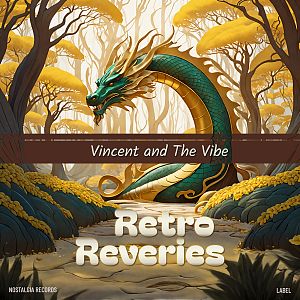 Pre Made Album Cover Driftwood Dragon,  Forest,  Retro,  Reveries