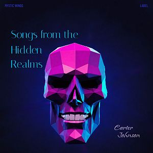 Pre Made Album Cover Haiti skull,  geometric,  neon,  purple