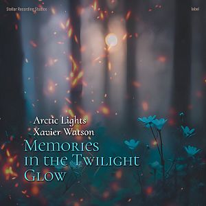 Pre Made Album Cover Bright Gray Arctic,  lights,  twilight,  glow