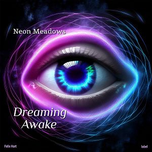 Pre Made Album Cover Ebony neon,  meadows,  dreaming,  awake