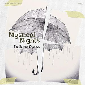 Pre Made Album Cover Pampas Umbrella,  Rainy,  Sketch,  Art