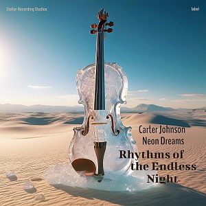 Pre Made Album Cover Silk Violin,  desert,  landscape,  surreal