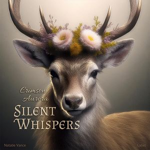 Pre Made Album Cover Coffee A deer with floral antlers against a soft gradient background.