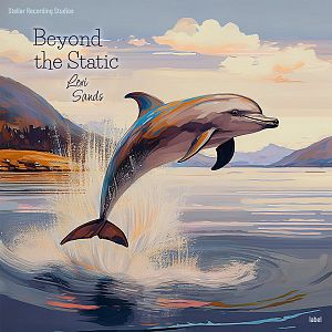 Pre Made Album Cover Silk dolphin,  ocean,  splash,  sunset