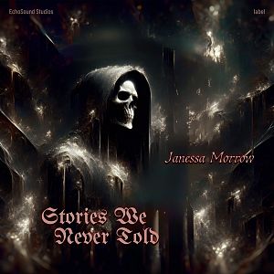 Pre Made Album Cover Cod Gray skull,  darkness,  eerie,  hooded figure