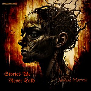 Pre Made Album Cover Crowshead dark,  surreal,  portrait,  intricate