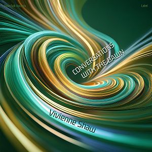 Pre Made Album Cover Everglade abstract,  swirl,  green,  gold