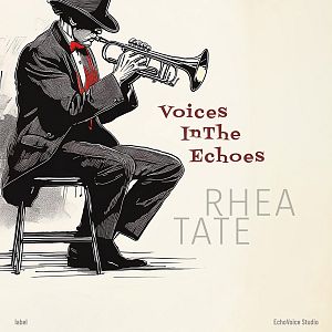 Pre Made Album Cover Cod Gray musician,  trumpet,  jazz,  illustration