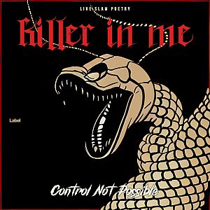 Pre Made Album Cover Night Rider a picture of a snake with its mouth open