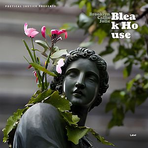 Pre Made Album Cover Kelp a statue of a woman with flowers in her hair