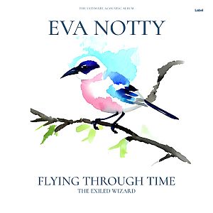 Pre Made Album Cover Cloud Burst a colorful bird sitting on a branch of a tree