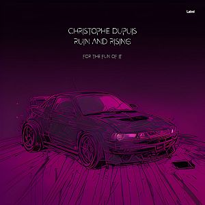 Pre Made Album Cover Melanzane a car is shown with a purple background