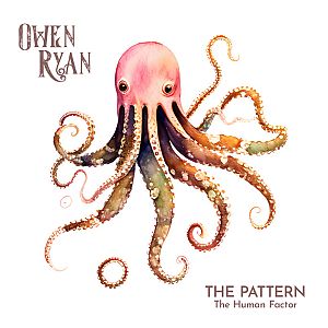 Pre Made Album Cover Just Right a watercolor drawing of an octopus on a white background