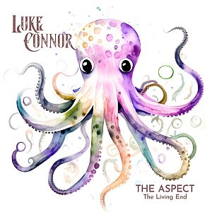Pre Made Album Cover Lola a watercolor drawing of an octopus