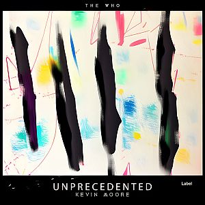 Pre Made Album Cover White Rock an abstract painting with multiple colors and shapes