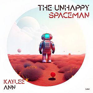 Pre Made Album Cover Crail a man in a space suit standing on a desert