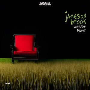 Pre Made Album Cover Gordons Green a red chair sitting in the middle of a field