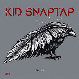 Pre Made Album Cover Sirocco a drawing of a bird with the words kid snaptap on it