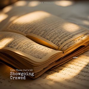 Pre Made Album Cover Spicy Mix An open, ancient book with pages worn and yellowed, lying in a pool of soft sunlight, inviting tales of adventure and the nostalgic charm of classical tunes.
