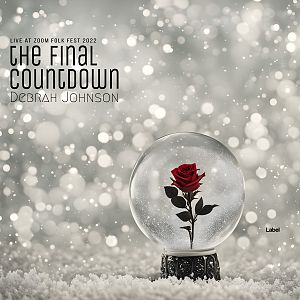 Pre Made Album Cover Cotton Seed A single red rose encased in a glass globe, set against a sparkling, snowy background.