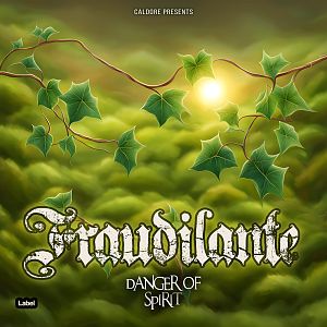 Pre Made Album Cover Fern Frond Sunlight filters through lush green leaves and vines, creating a serene, nature-filled atmosphere.