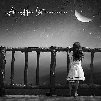 Pre Made Album Cover Mine Shaft a little girl looking at the stars in the sky