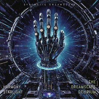 Pre Made Album Cover Ebony Clay a sci - fi movie poster with a futuristic hand