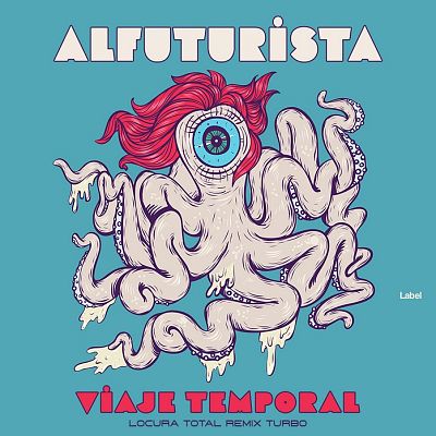 Pre Made Album Cover Hippie Blue