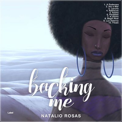 Pre Made Album Cover Periwinkle Gray