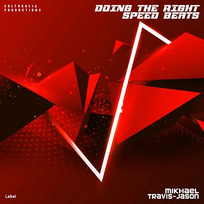 Pre Made Album Cover Dark Burgundy