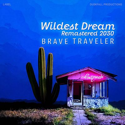 Pre Made Album Cover Science Blue