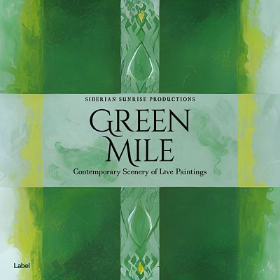 Pre Made Album Cover Hippie Green