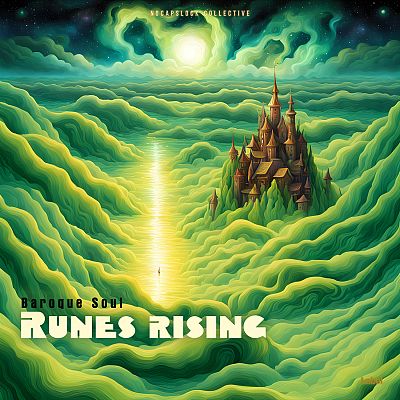 Pre Made Album Cover Hippie Green