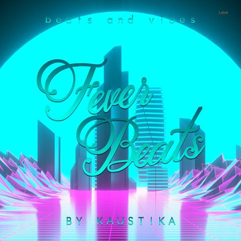 Pre Made Album Cover Bright Turquoise
